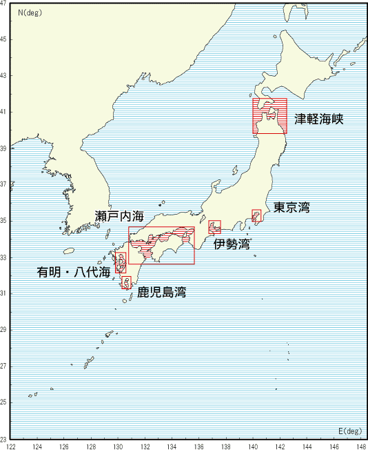 推算可能海域