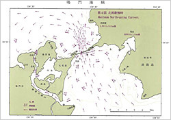 鳴門海峡潮流図